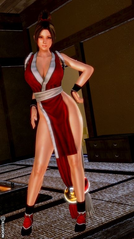 Mai Shiranui after losing a fight and found her self in a messy situation 0
