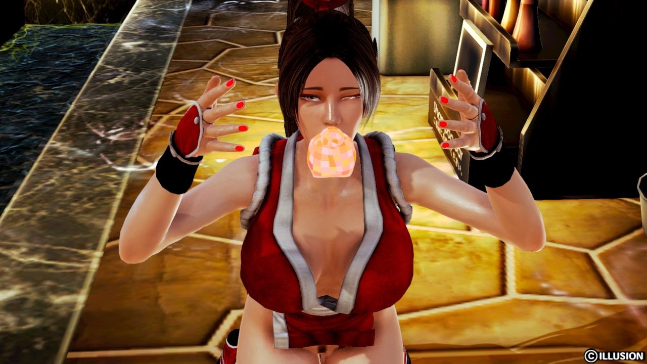 Mai Shiranui after losing a fight and found her self in a messy situation 9
