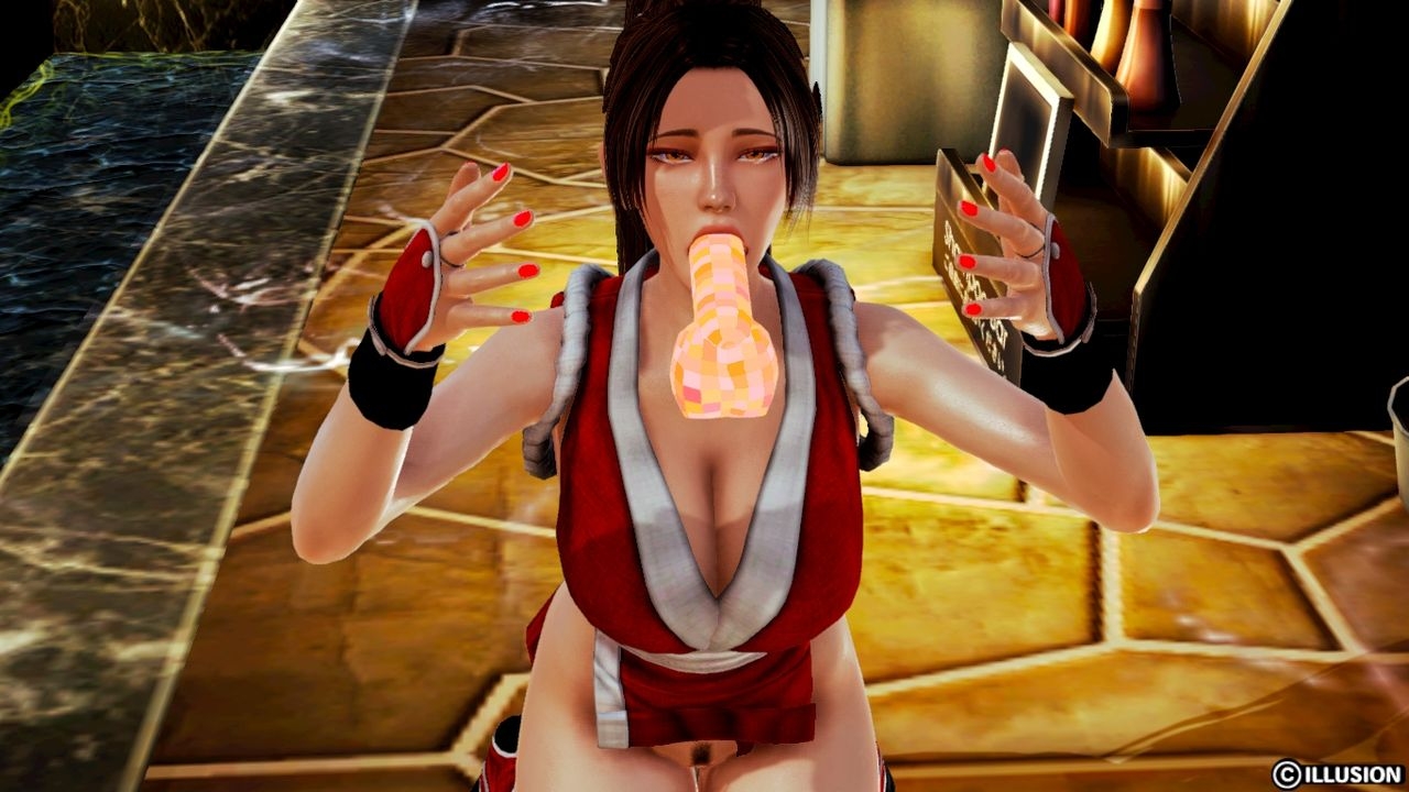 Mai Shiranui after losing a fight and found her self in a messy situation 11
