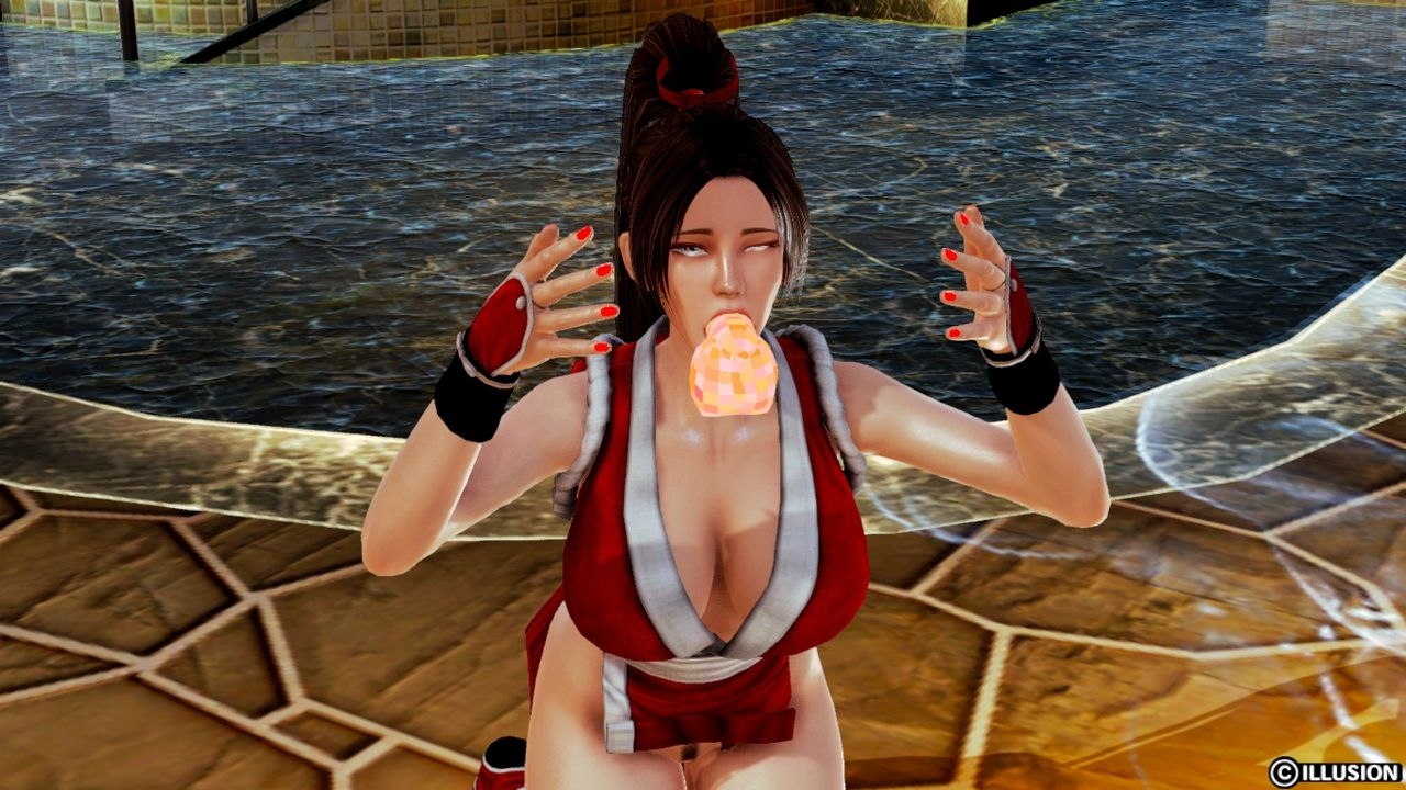 Mai Shiranui after losing a fight and found her self in a messy situation 13