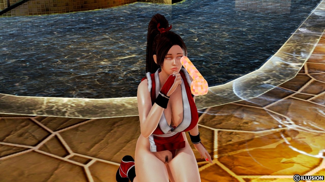 Mai Shiranui after losing a fight and found her self in a messy situation 17