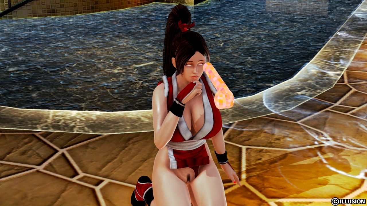 Mai Shiranui after losing a fight and found her self in a messy situation 18