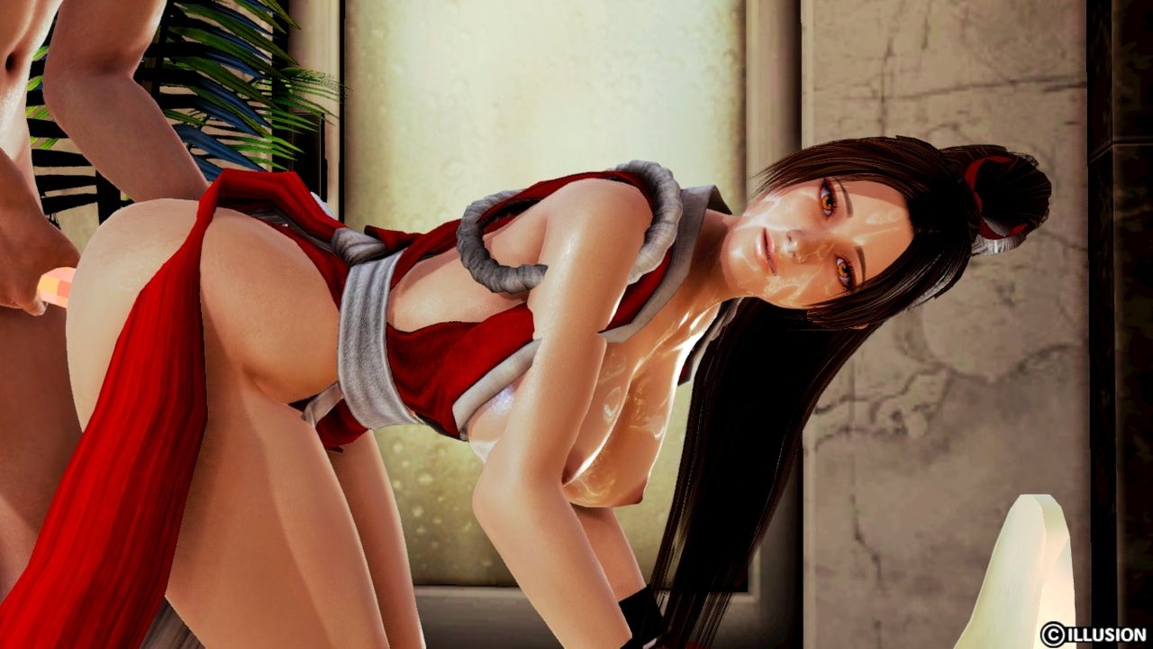 Mai Shiranui after losing a fight and found her self in a messy situation 30