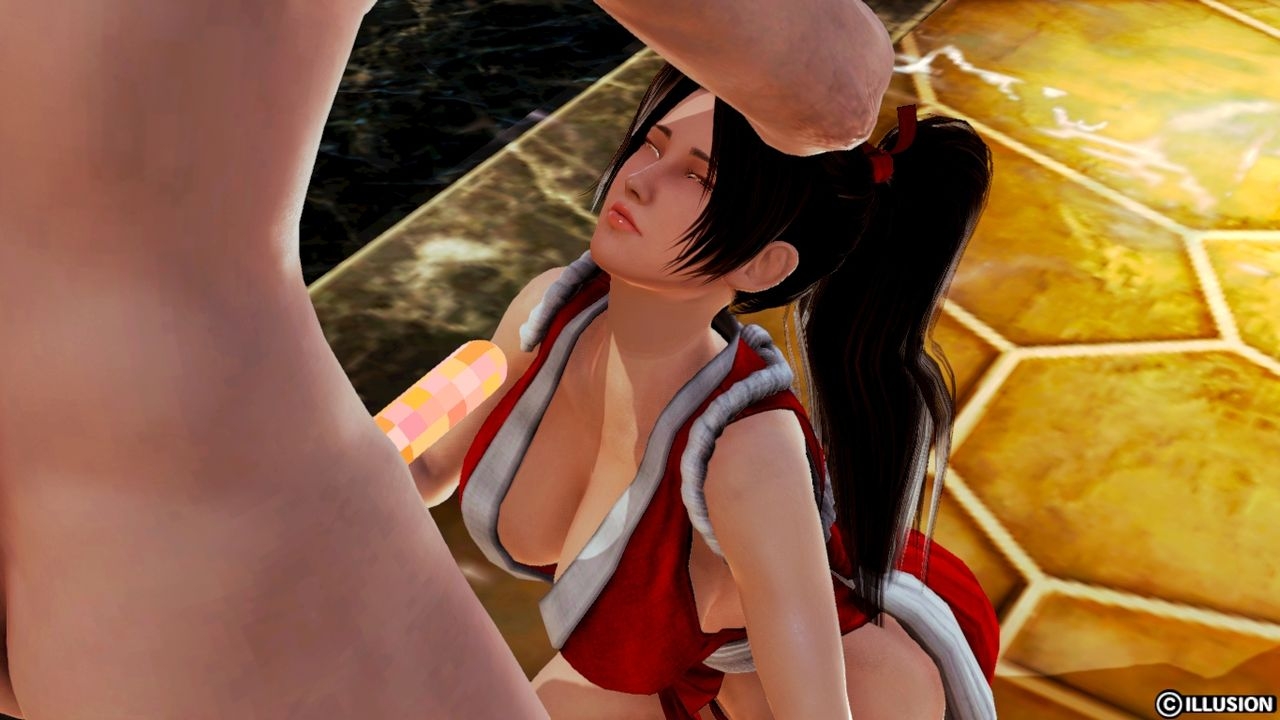 Mai Shiranui after losing a fight and found her self in a messy situation 3