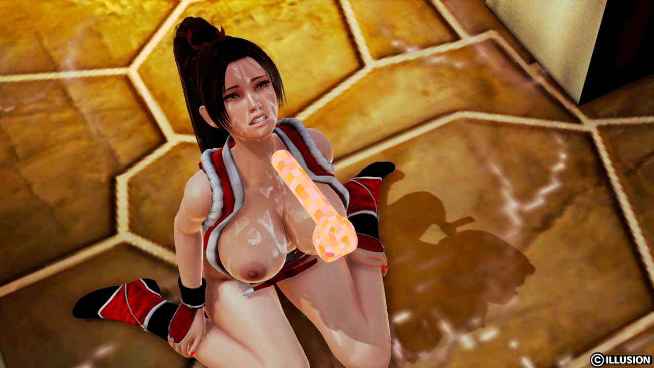 Mai Shiranui after losing a fight and found her self in a messy situation 57