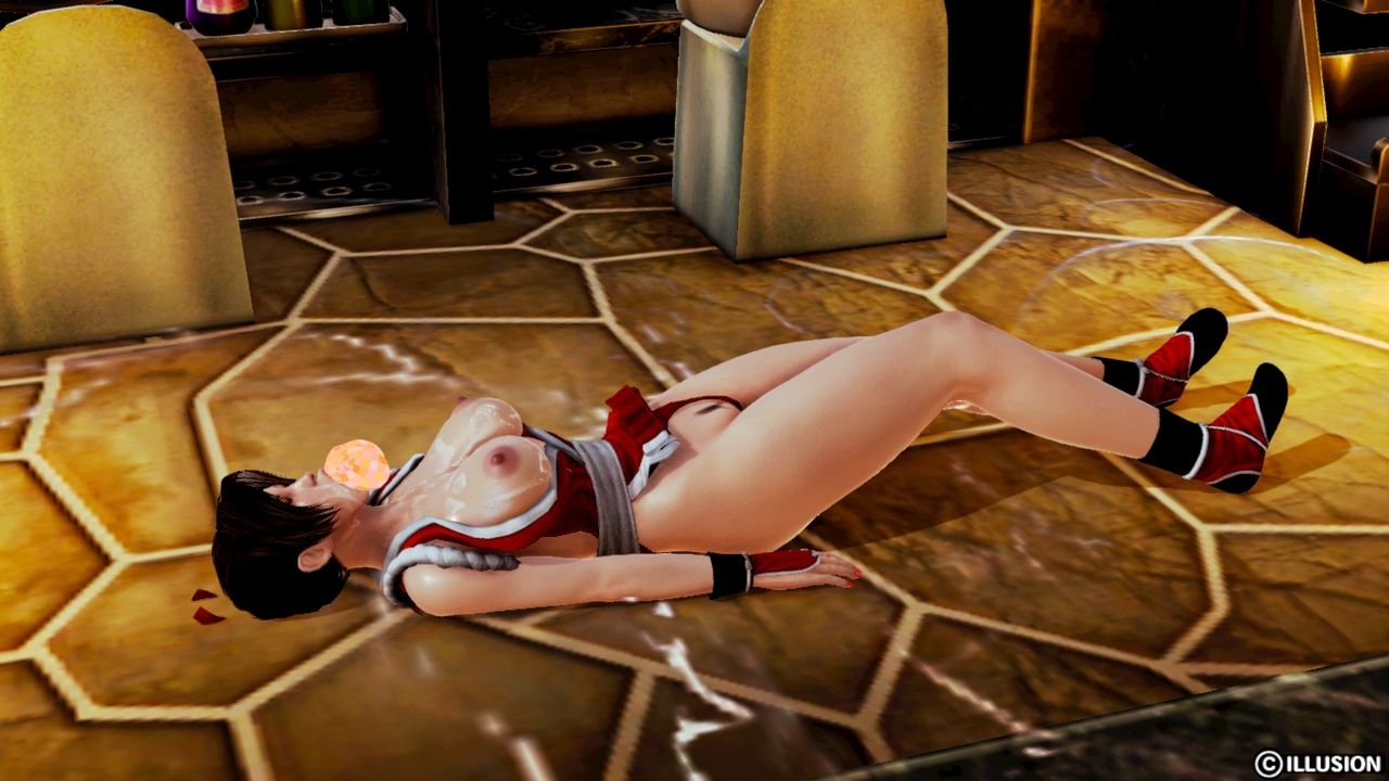 Mai Shiranui after losing a fight and found her self in a messy situation 71
