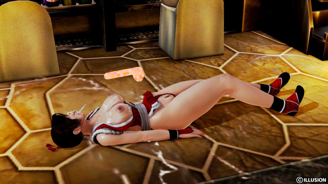 Mai Shiranui after losing a fight and found her self in a messy situation 72
