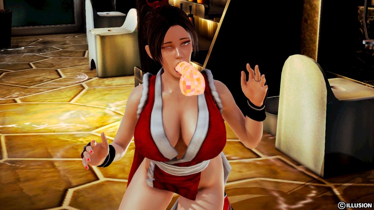 Mai Shiranui after losing a fight and found her self in a messy situation 7