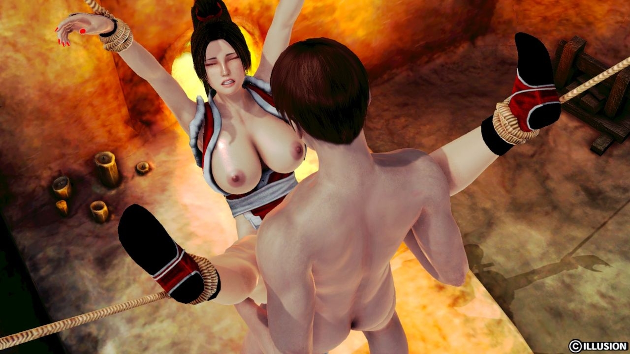 Mai Shiranui after losing a fight and found her self in a messy situation 80