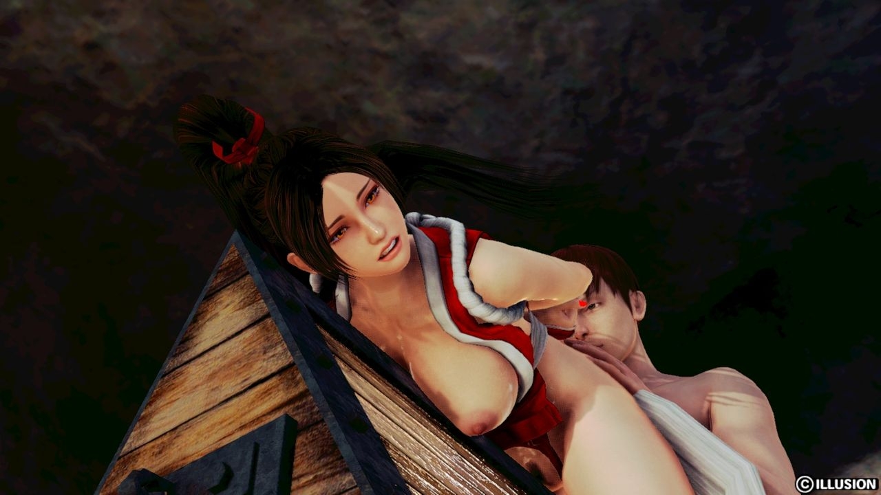 Mai Shiranui after losing a fight and found her self in a messy situation 88