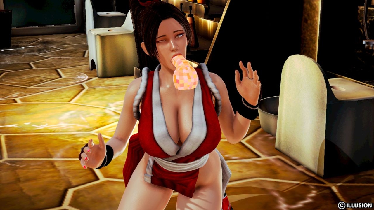 Mai Shiranui after losing a fight and found her self in a messy situation 8