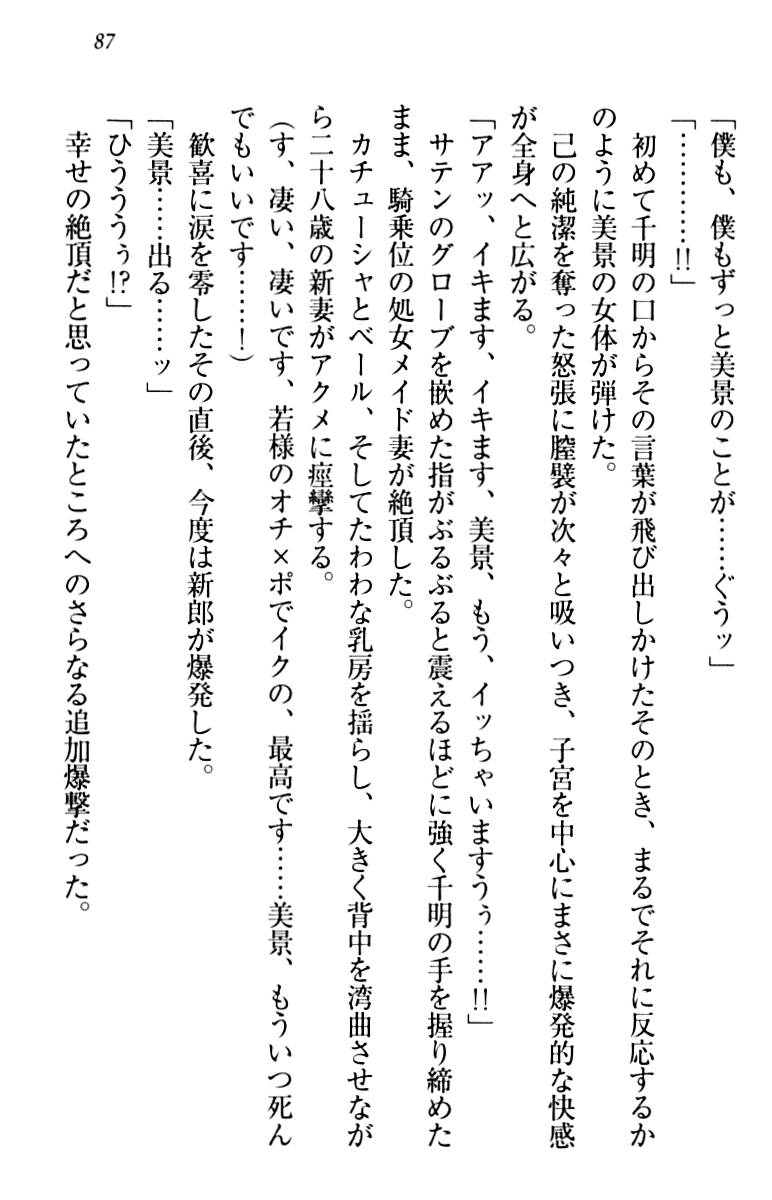 [Aohashi Yutaka, Arisue Tsukasa] Toshiue Maid no Shinkon Nikki 96