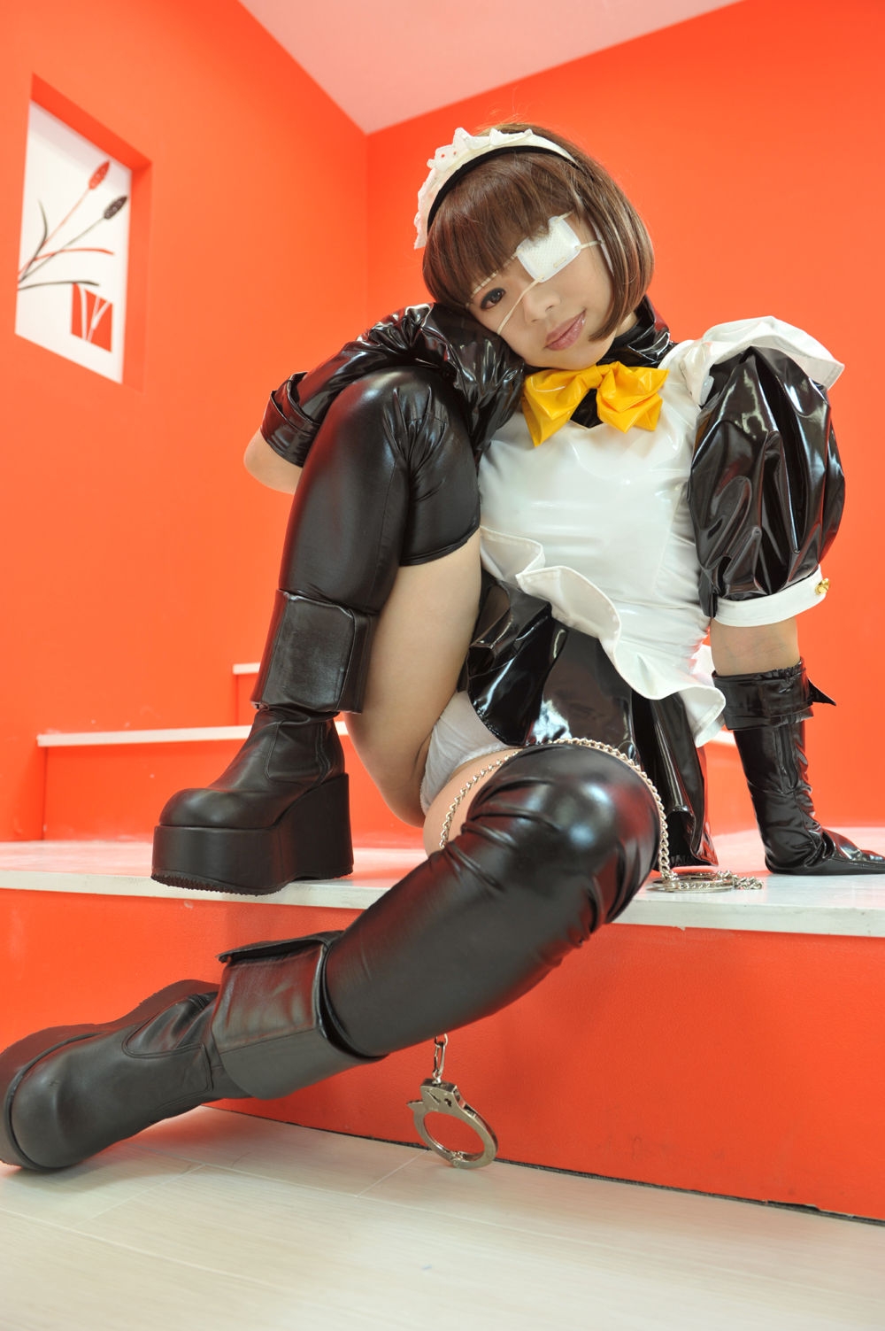 Karin Nonone - Ryomou Shimei black maid set (Ikkitousen) (C75) 15