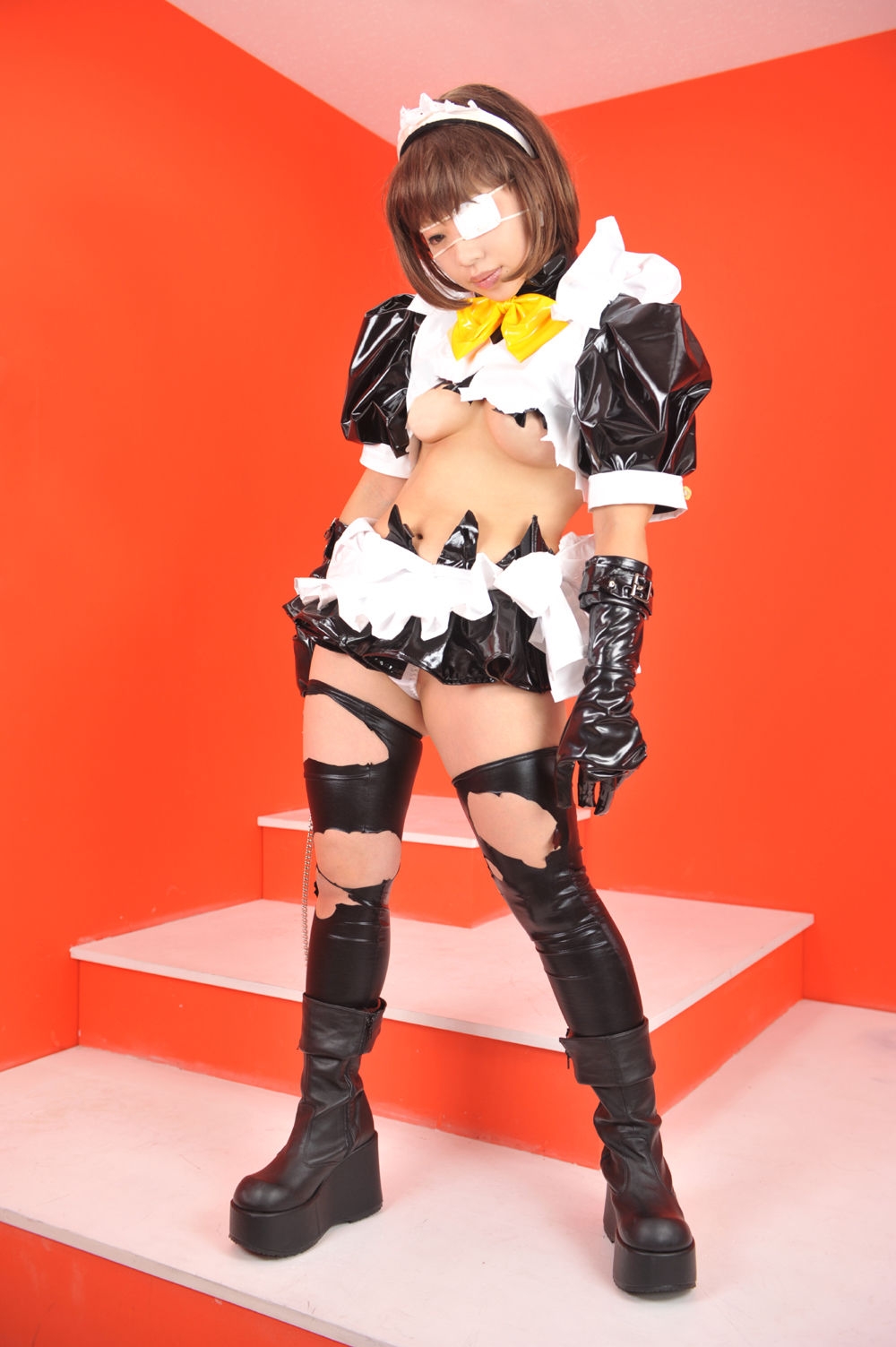 Karin Nonone - Ryomou Shimei black maid set (Ikkitousen) (C75) 85