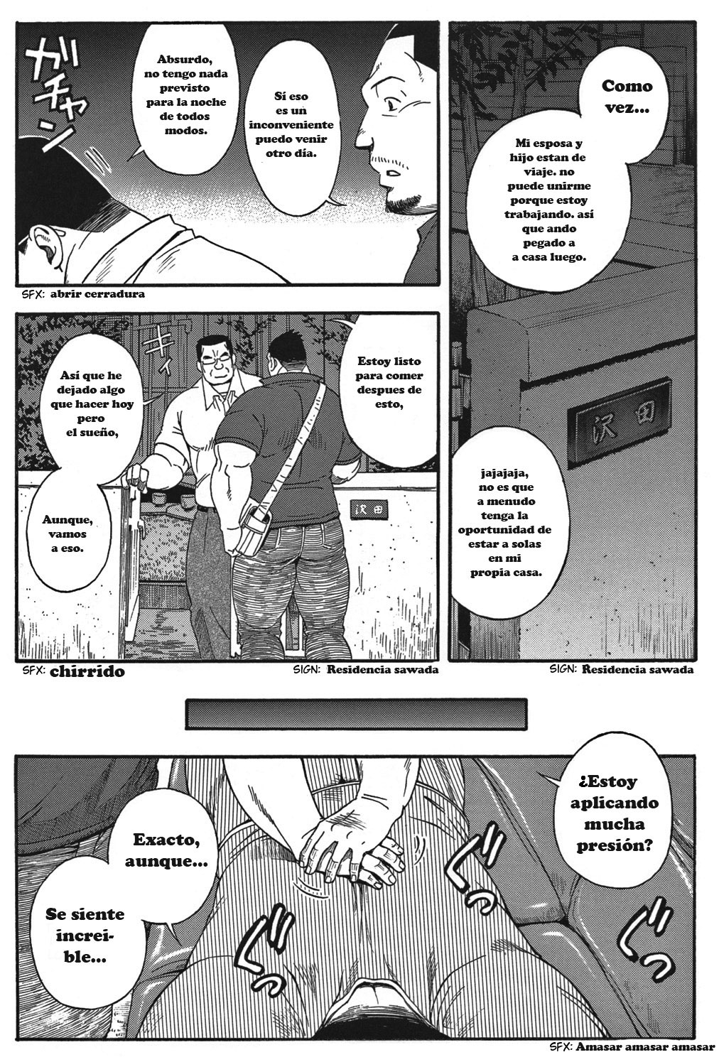 [Senkan Komomo, Kodama Osamu] Oyaji (Comic G.G. No.08) [Spanish] [Tori-traducciones II] [Decensored] 14