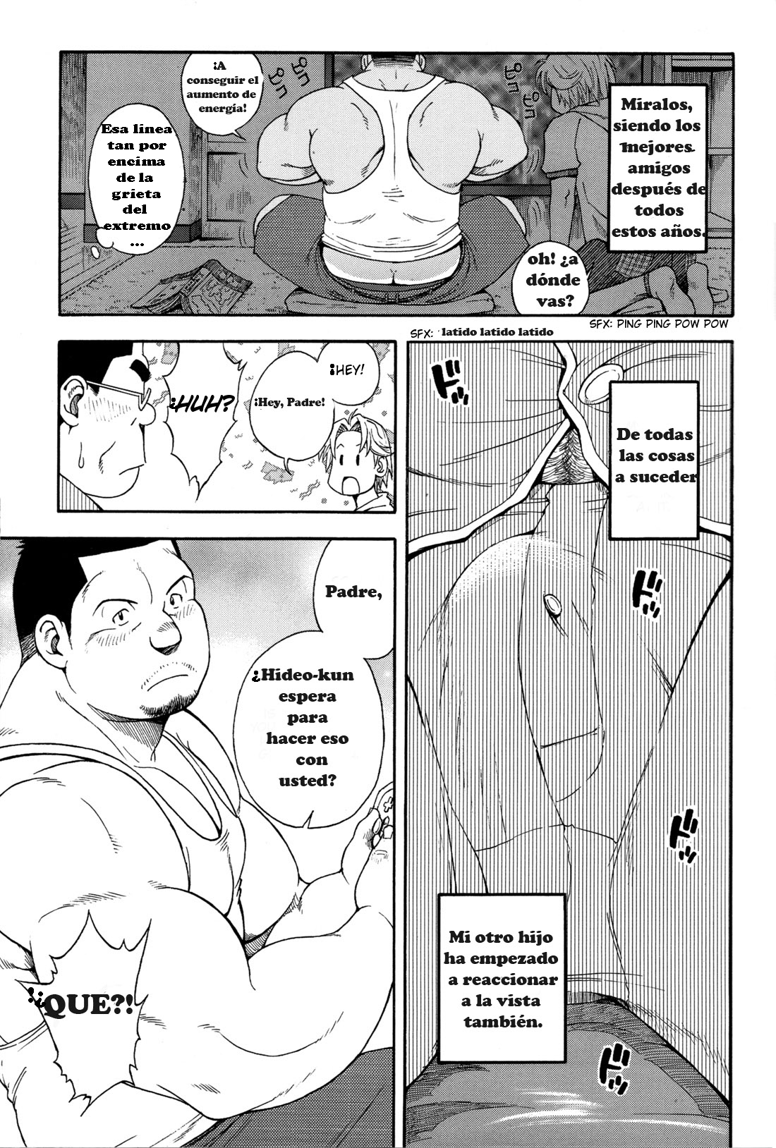 [Senkan Komomo, Kodama Osamu] Oyaji (Comic G.G. No.08) [Spanish] [Tori-traducciones II] [Decensored] 2