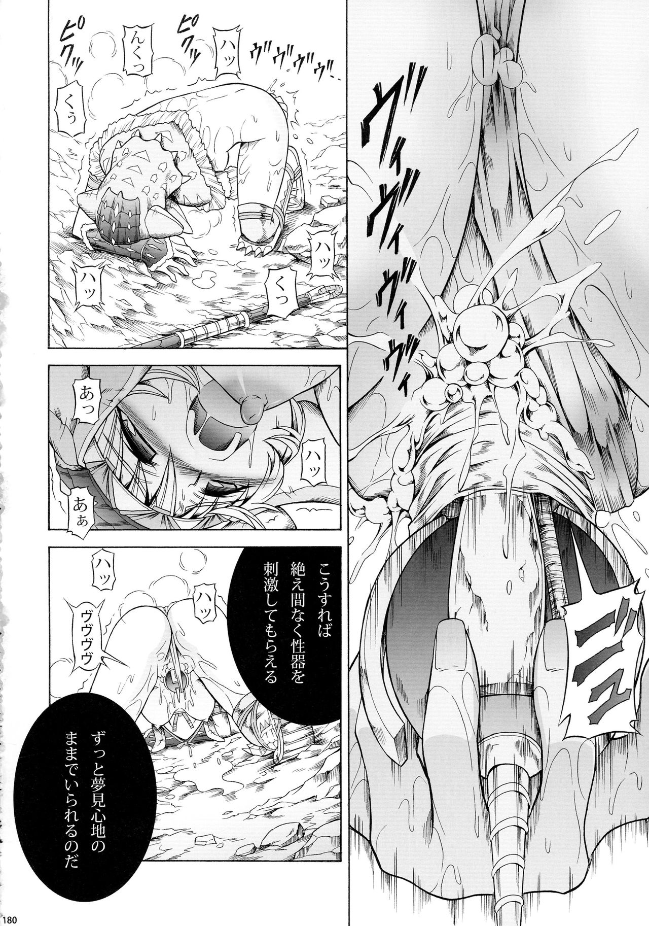 (C90) [Yokohama Junky (Makari Tohru)] Solo Hunter-tachi no Seitai (Monster Hunter) 179