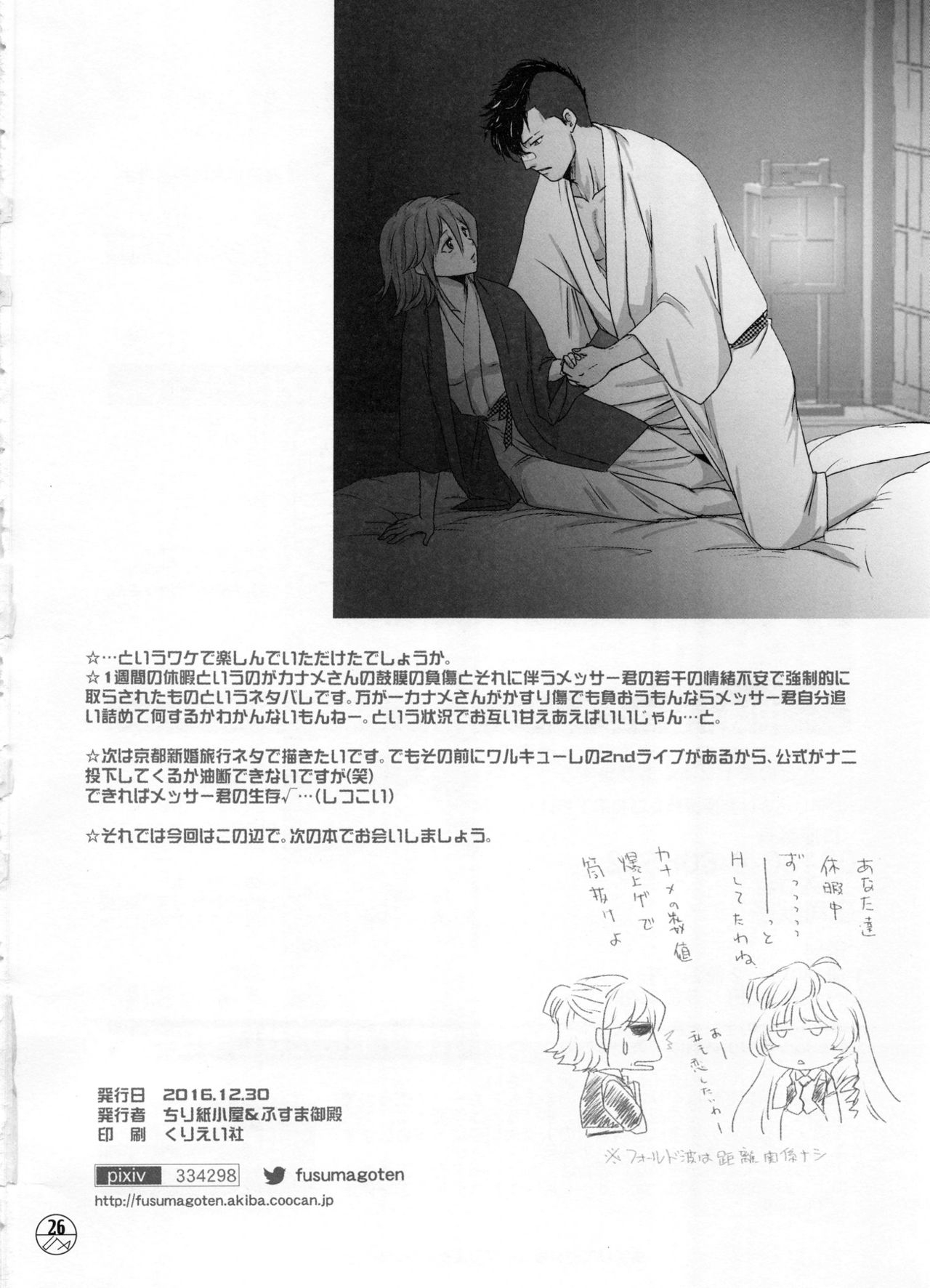 (C91) [Chirigami Goya, Fusuma Goten (Shouji Haruko)] IDOLMASTER ΔΔ (Macross Delta) 25