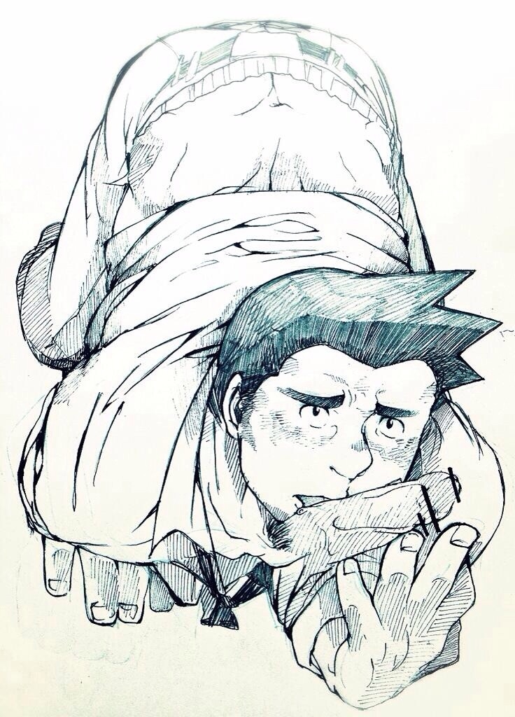 [Collection] Ace attorney: Dick gumshoe Part.3 [Bara] 31