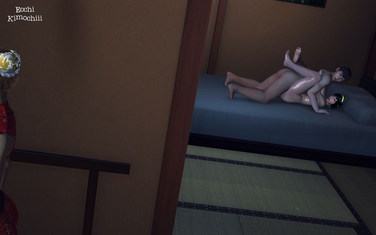"An unexpected visit" part 4/5 (erotic 3D) (english ver.) (Uncensored) (+18) (3d hentai animation) "Ecchi Kimochiii" 15