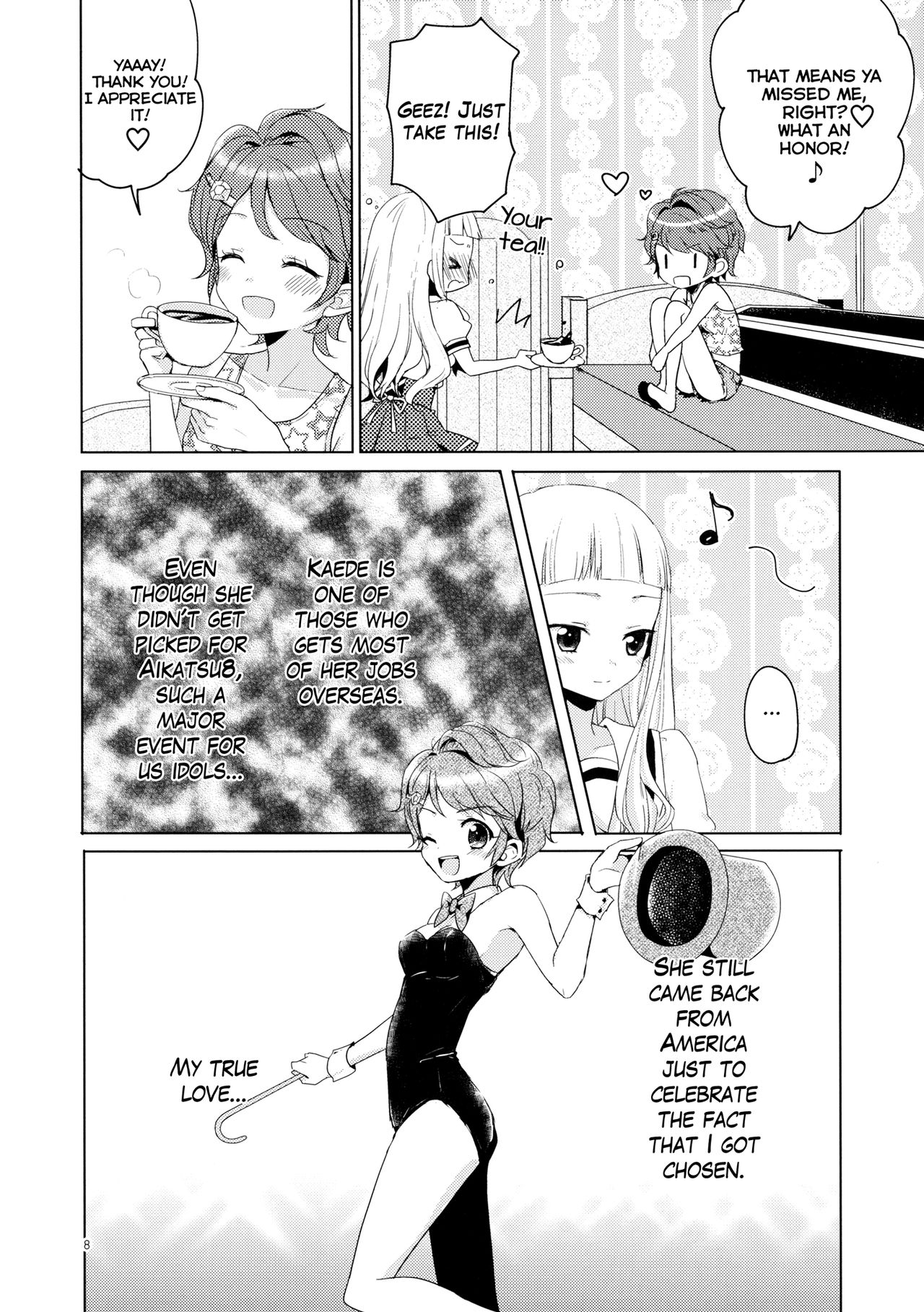(Geinoujin wa Card ga Inochi! 8) [Trot Pony (Mayu)] Issho ni Nete mo Ii desu ka? | May I sleep with you (Aikatsu!) [English] [Lazy Lily] 7