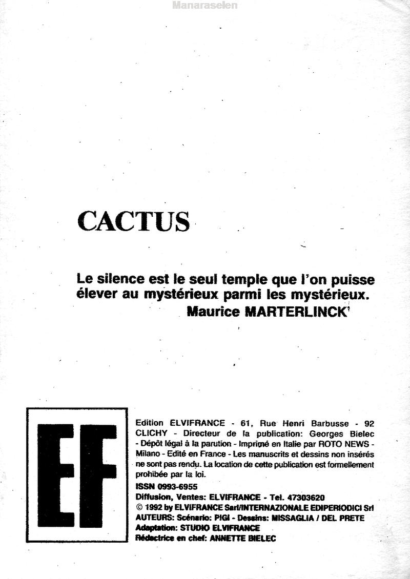Elvifrance - Série blanche - 034 - Cactus 2
