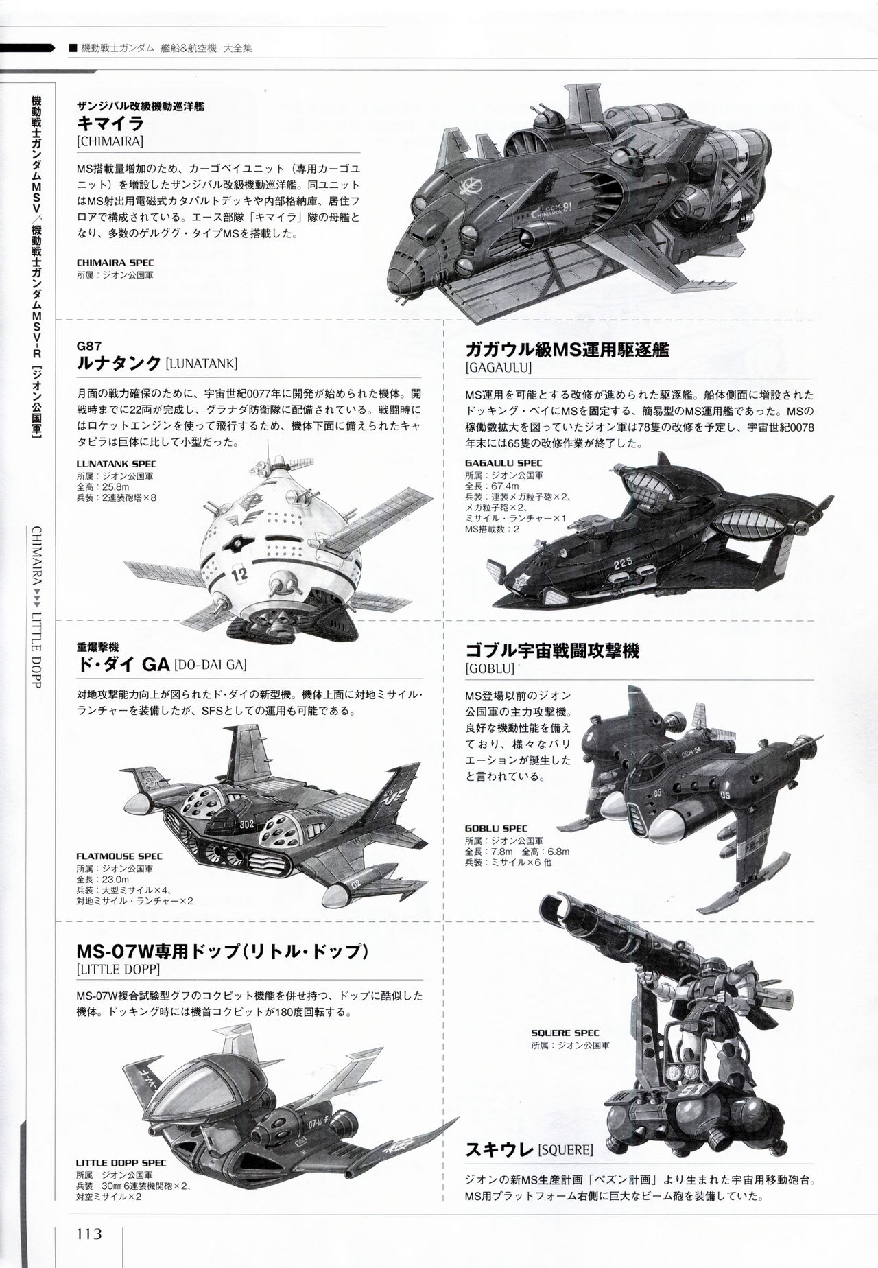 Mobile Suit Gundam - Ship & Aerospace Plane Encyclopedia - Revised Edition 118