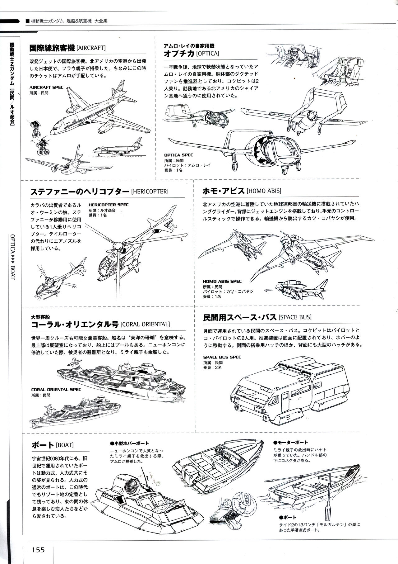 Mobile Suit Gundam - Ship & Aerospace Plane Encyclopedia - Revised Edition 160