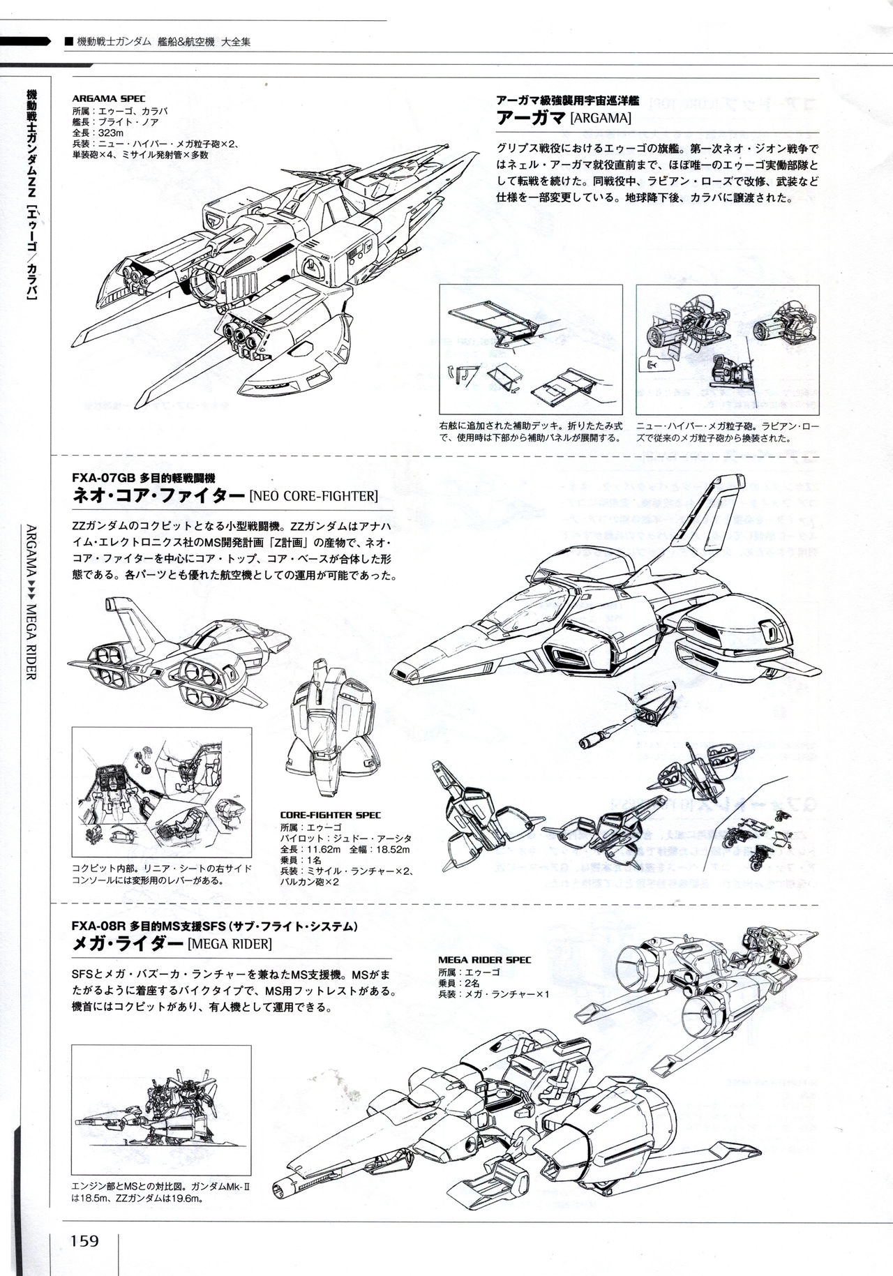 Mobile Suit Gundam - Ship & Aerospace Plane Encyclopedia - Revised Edition 164