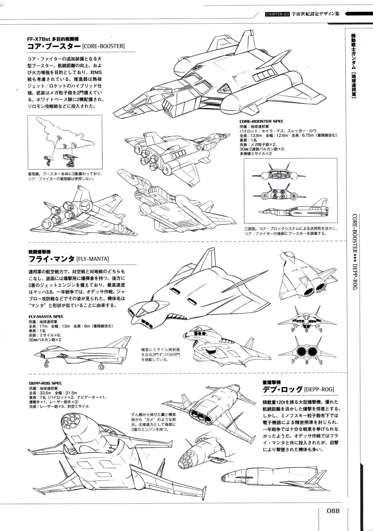 Mobile Suit Gundam - Ship & Aerospace Plane Encyclopedia - Revised Edition 93