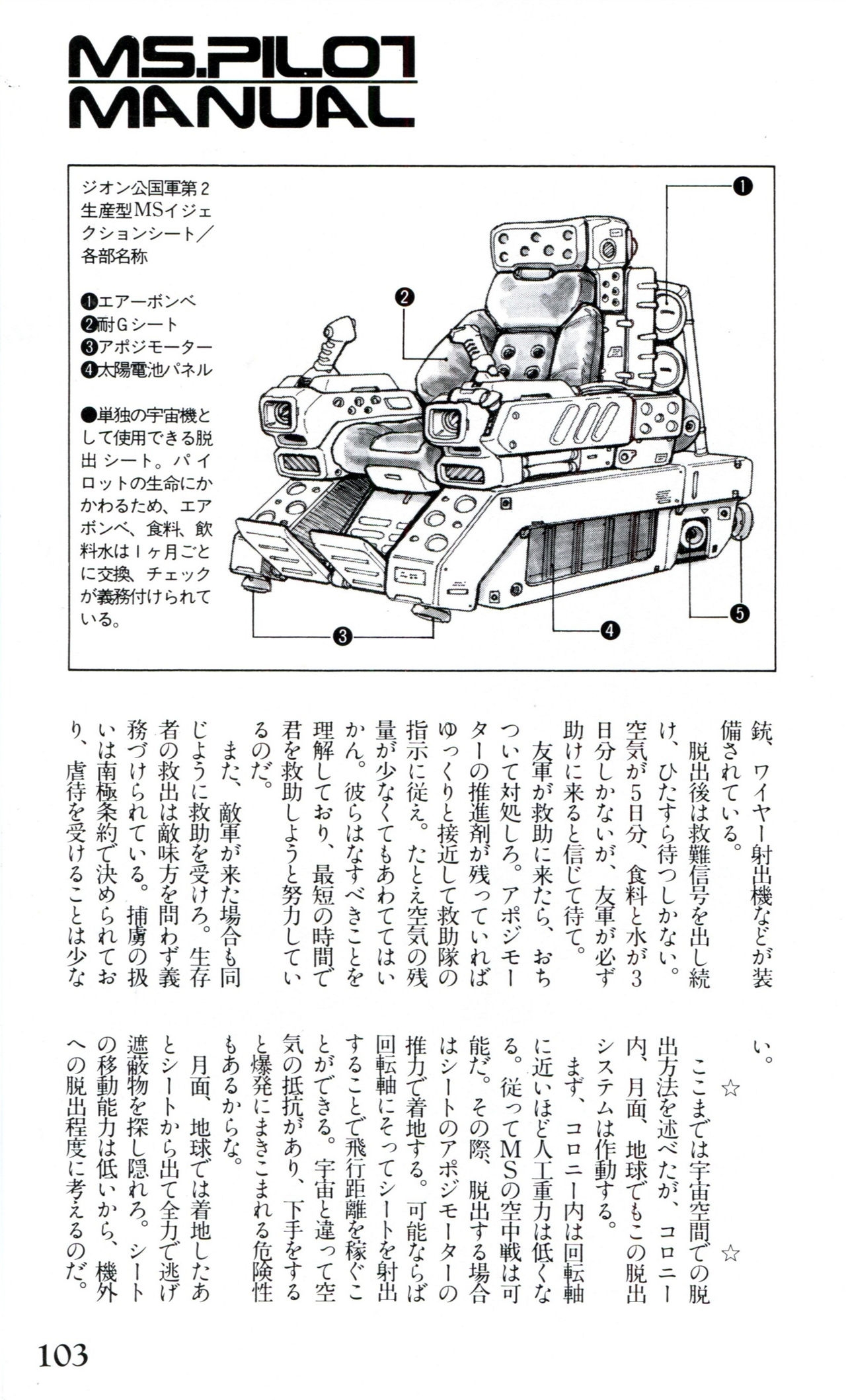 Mobile Suit Gundam U.C. Box MS Gundam Encyclopedia NO.01 - Mobile Suit Gundam 102