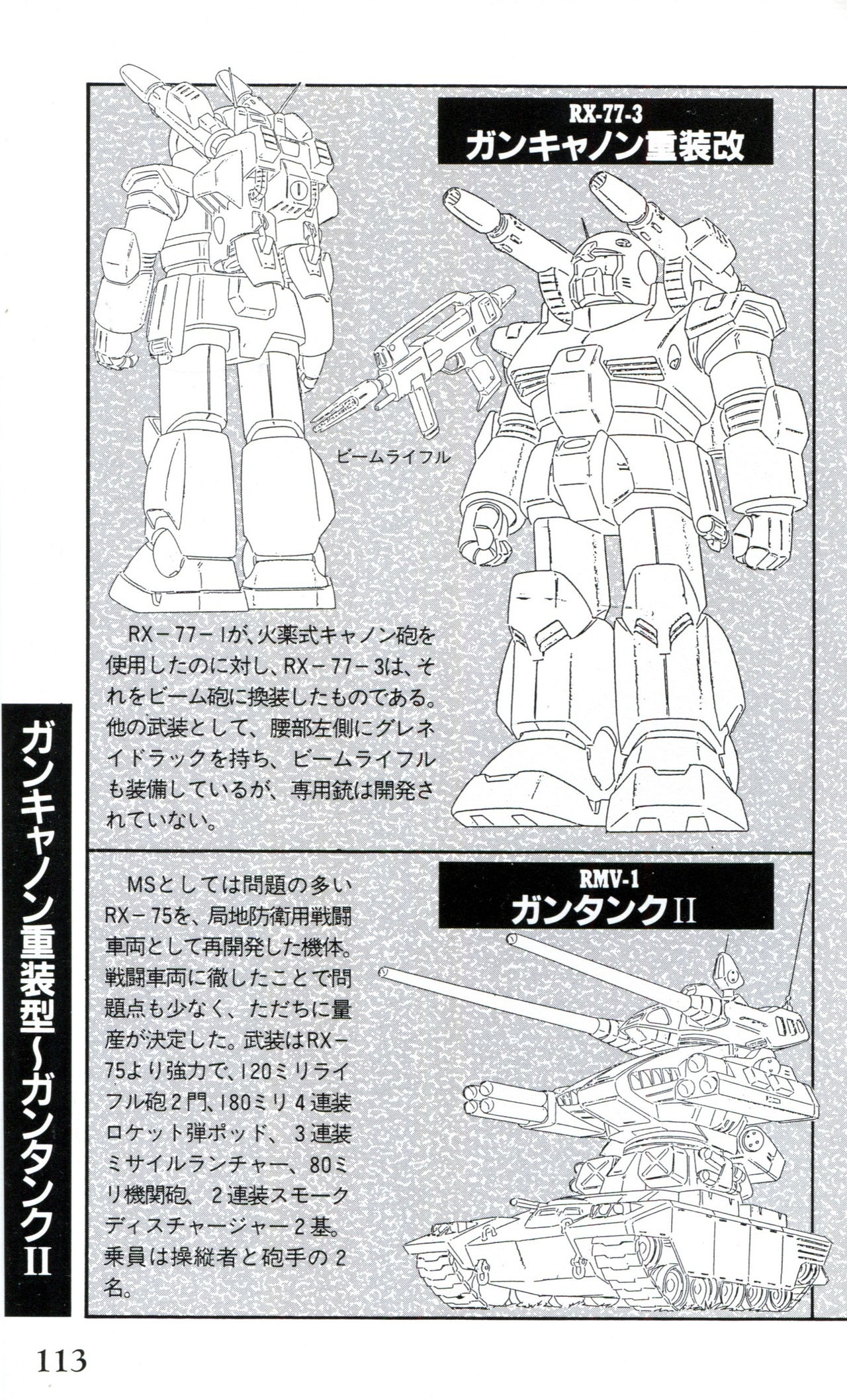 Mobile Suit Gundam U.C. Box MS Gundam Encyclopedia NO.01 - Mobile Suit Gundam 112