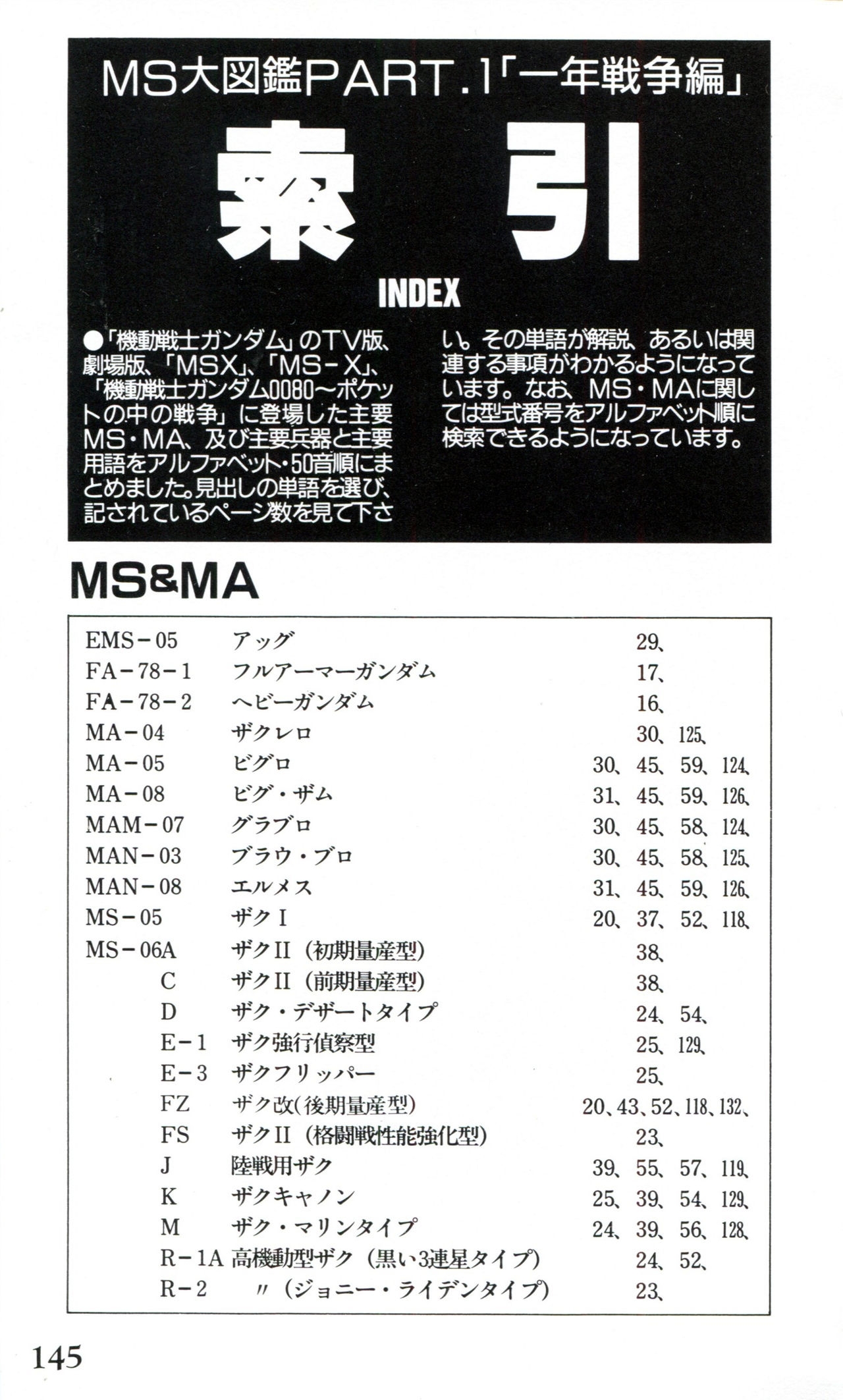 Mobile Suit Gundam U.C. Box MS Gundam Encyclopedia NO.01 - Mobile Suit Gundam 144