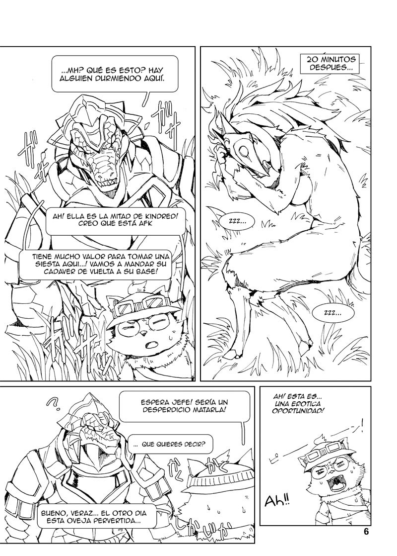 [Wag The Dog (Shijima)] How does hunger feel? 3 (League of Legends) [Spanish] [Digital] 5