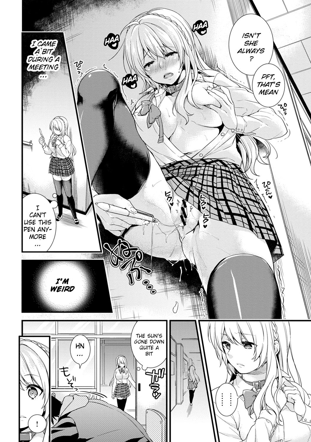 [sorani] Gakuen no Ojou-sama ga Roshutsukyou no Dohentai datta Hanashi Ch. 1-4 [English] [H-Konbini] [Digital] 57