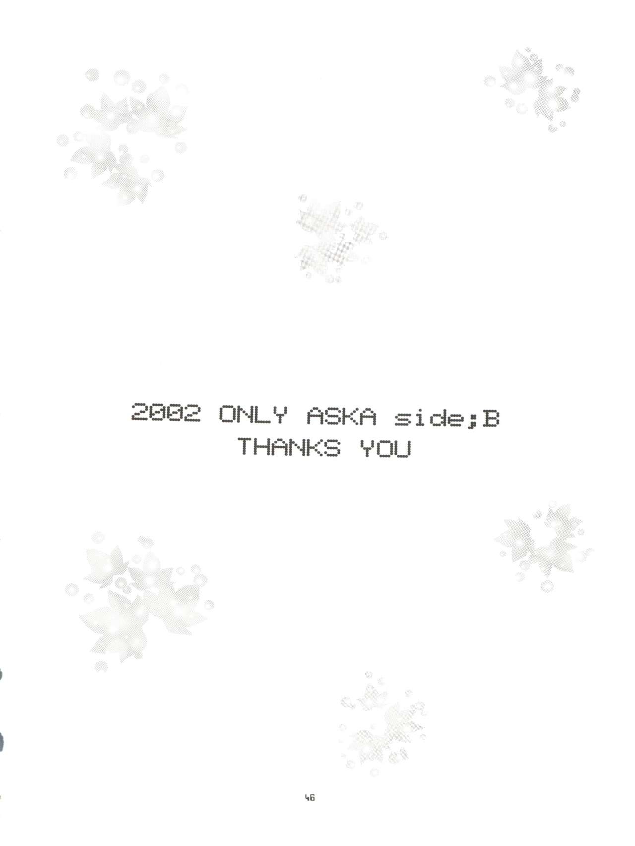 (C63) [Chimatsuriya Honpo (Asanagi Aoi)] 2002 ONLY ASKA side B (Neon Genesis Evangelion) 47