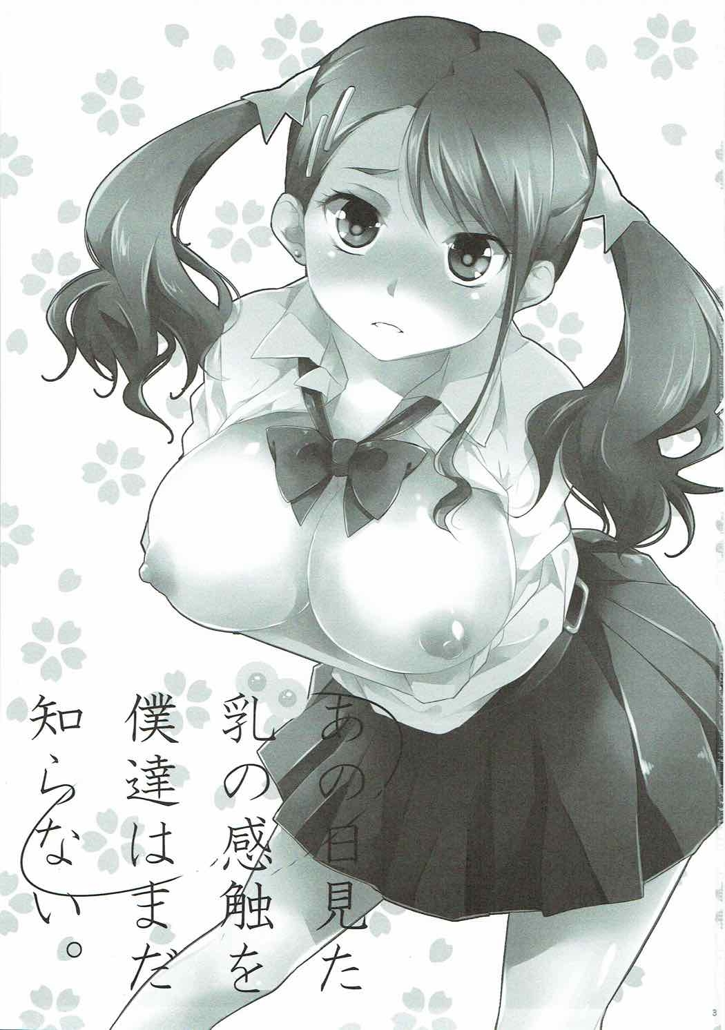 (C80) [Meromero Melon (Peke)] Ano Hi Mita Chichi no Kanshoku o Bokutachi wa Mada Shiranai. (Ano Hi Mita Hana no Namae wo Bokutachi wa Mada Shiranai.) 1