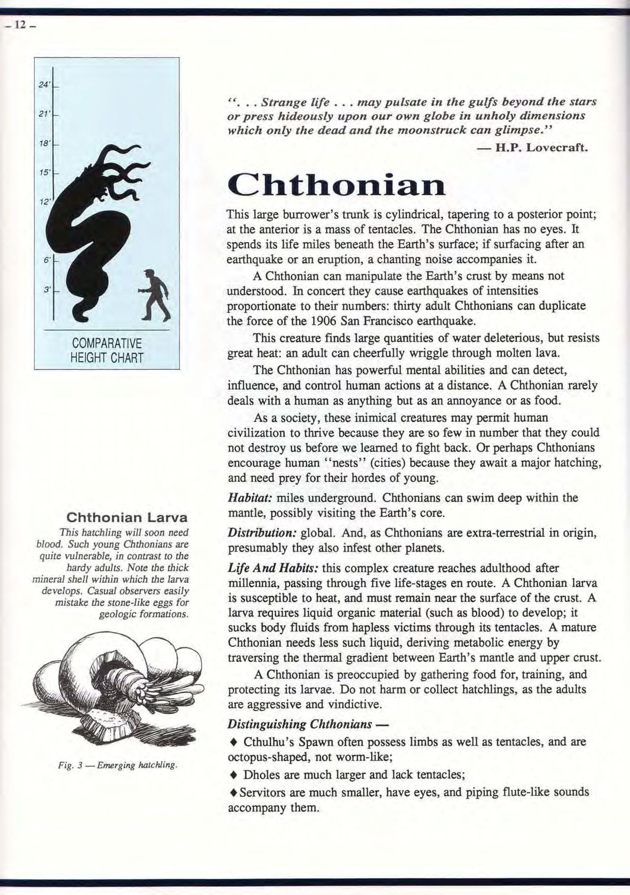 S. Petersen's Field Guide to Cthulhu Monsters 11