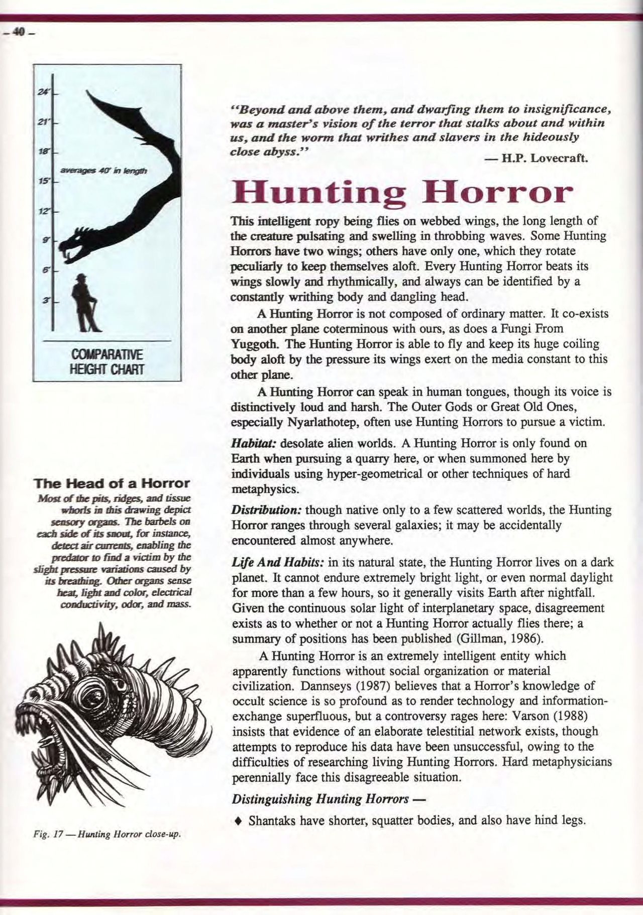 S. Petersen's Field Guide to Cthulhu Monsters 39