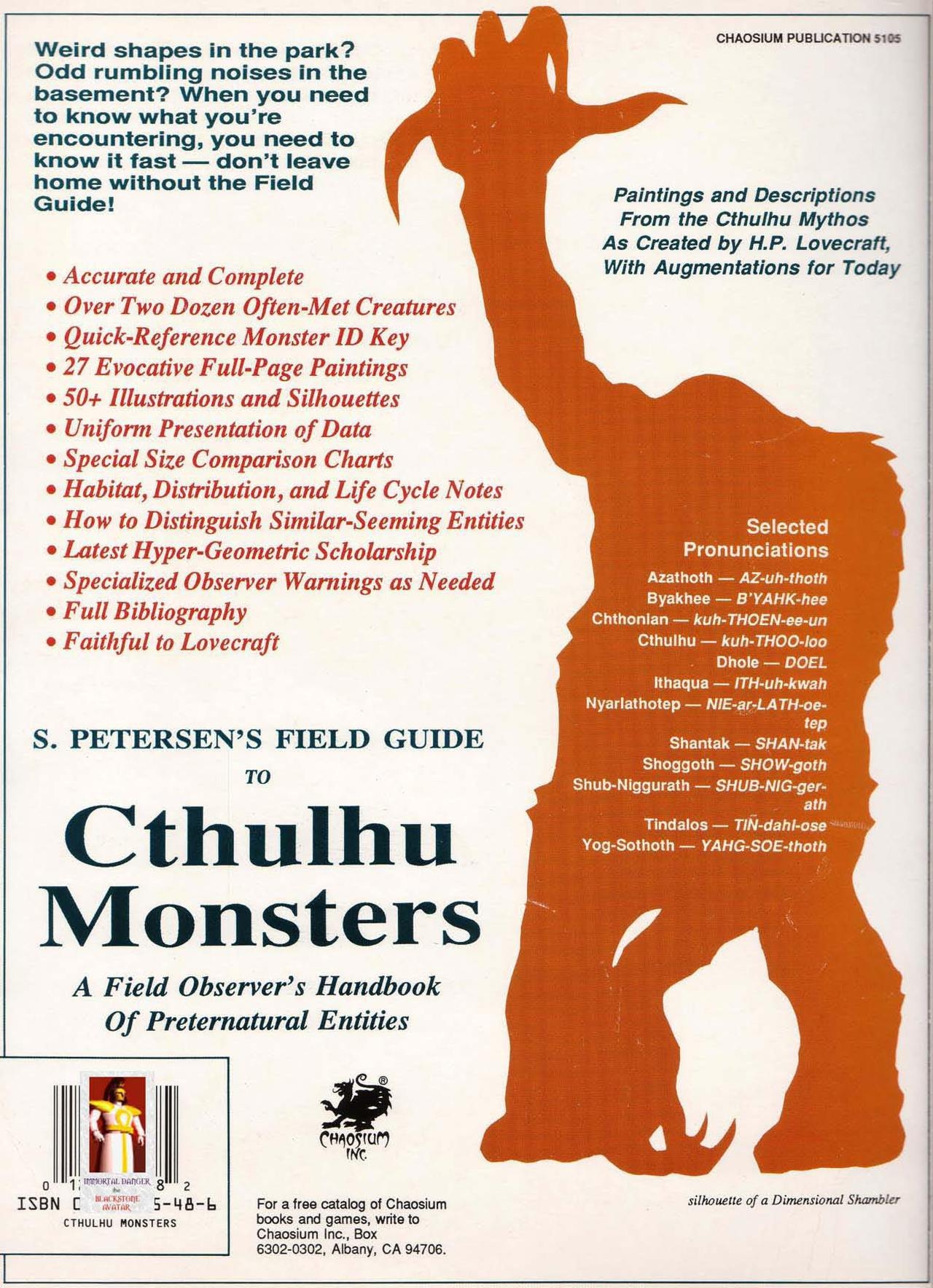 S. Petersen's Field Guide to Cthulhu Monsters 64