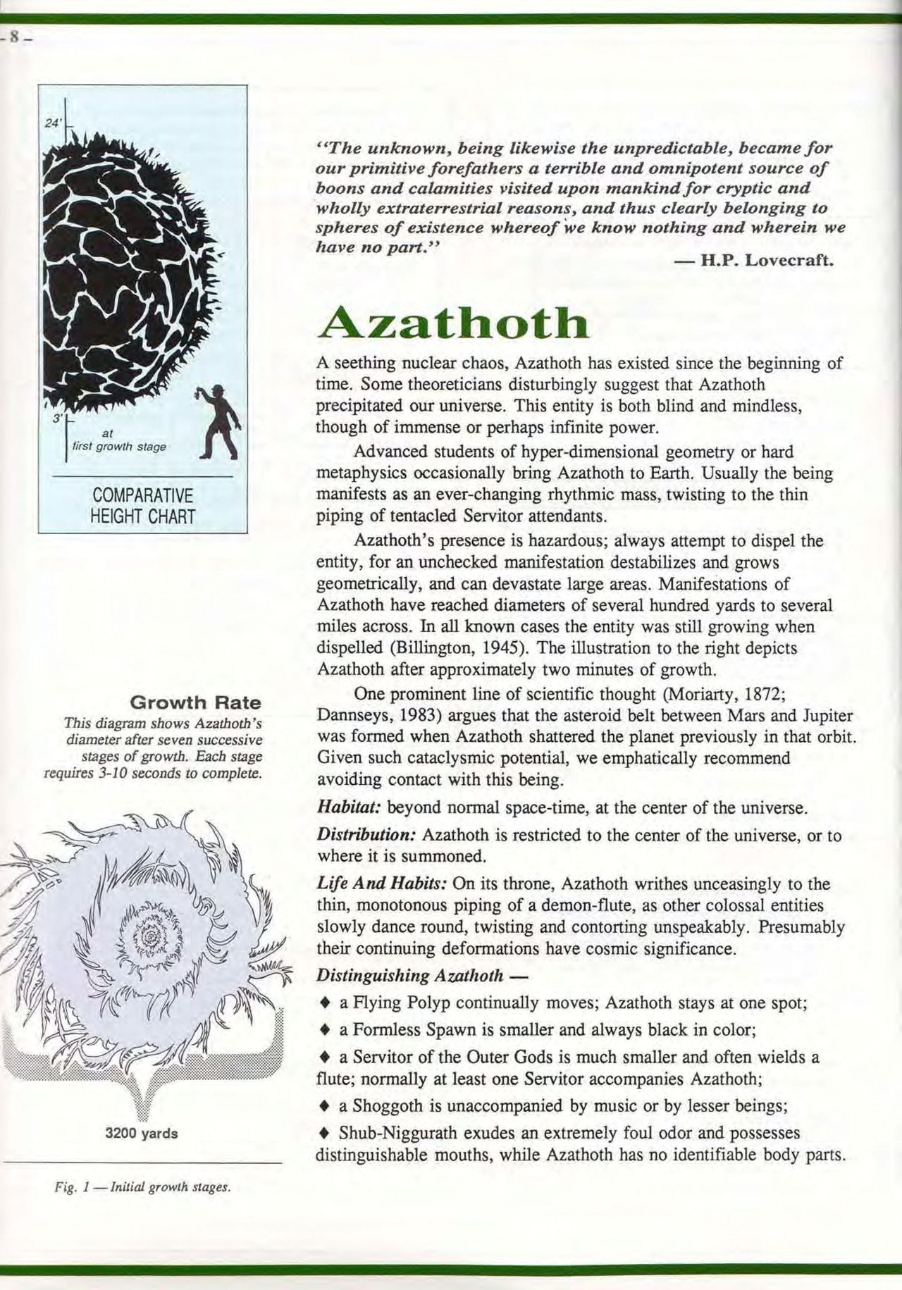 S. Petersen's Field Guide to Cthulhu Monsters 7