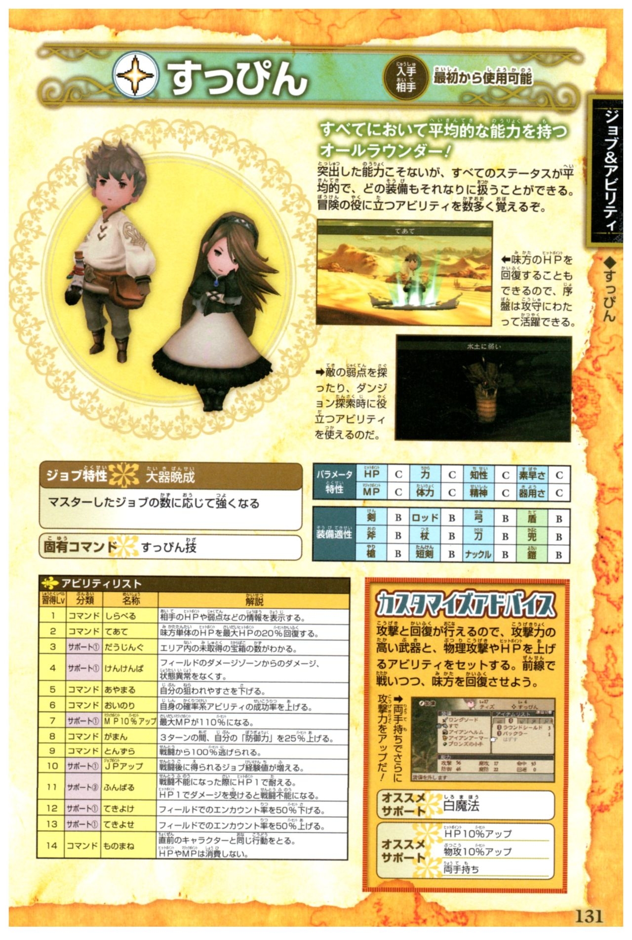 Bravely Default: Flying Fairy Master Brave Guide 128