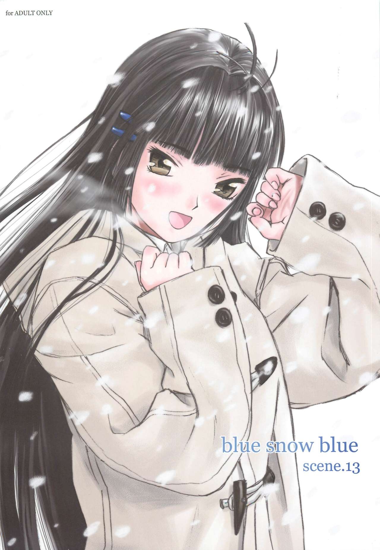 (C79) [Waku Waku Doubutsuen (Tennouji Kitsune)] blue snow blue scene.13 (in white) [Chinese] [原諒TA個人漢化] 0