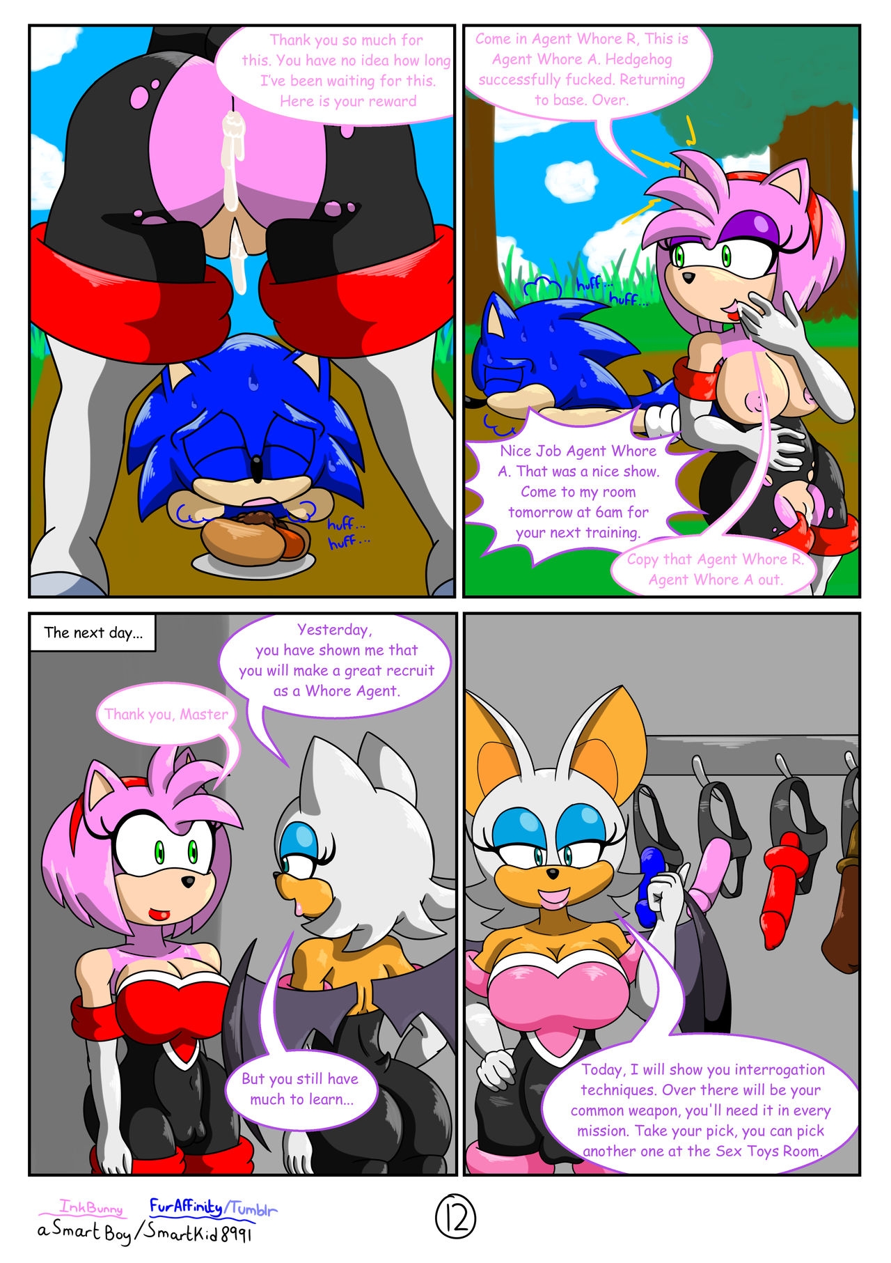 [SmartKid8991] Agent Whore Bootcamp (Sonic The Hedgehog) [Ongoing] 12