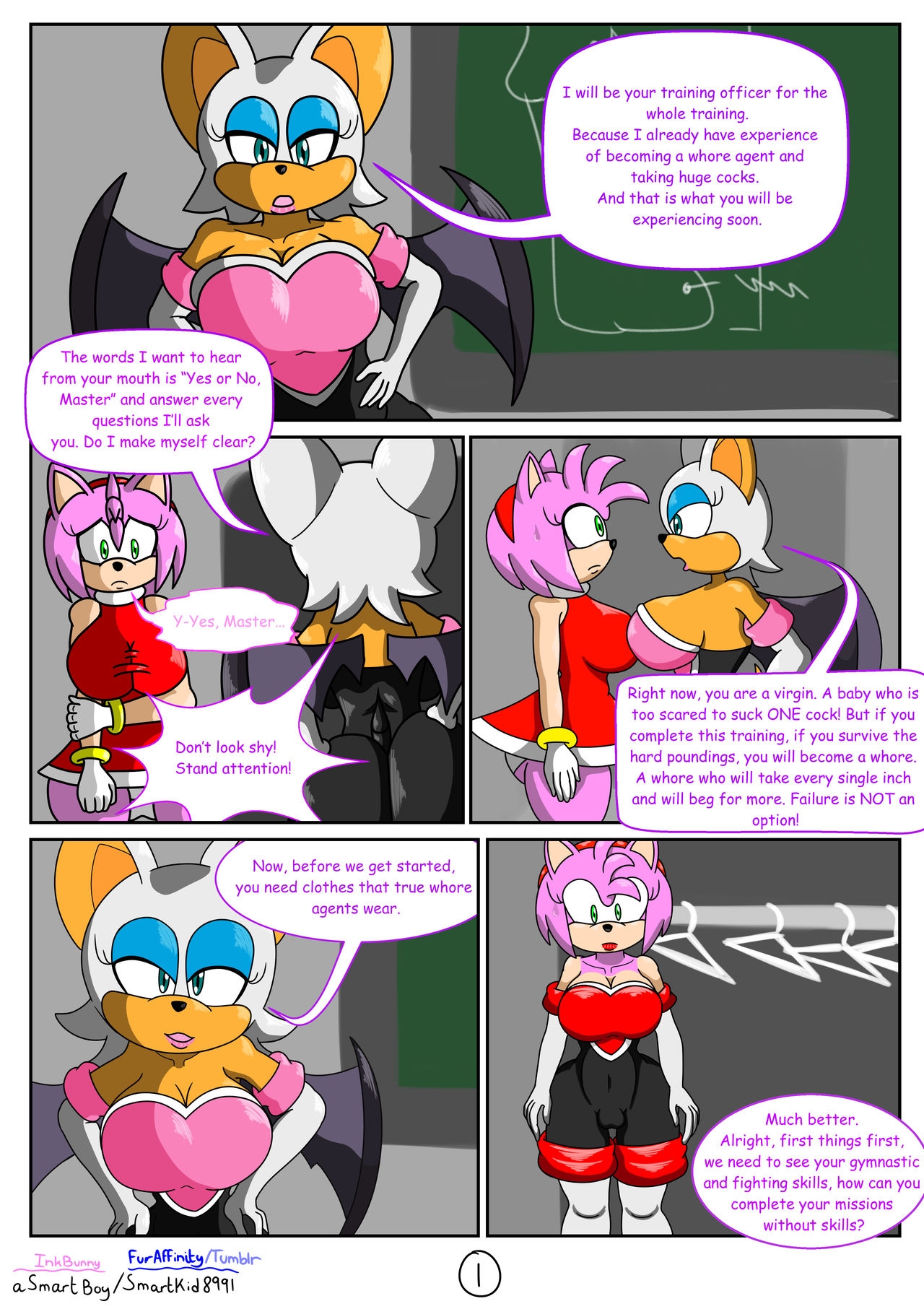[SmartKid8991] Agent Whore Bootcamp (Sonic The Hedgehog) [Ongoing] 1