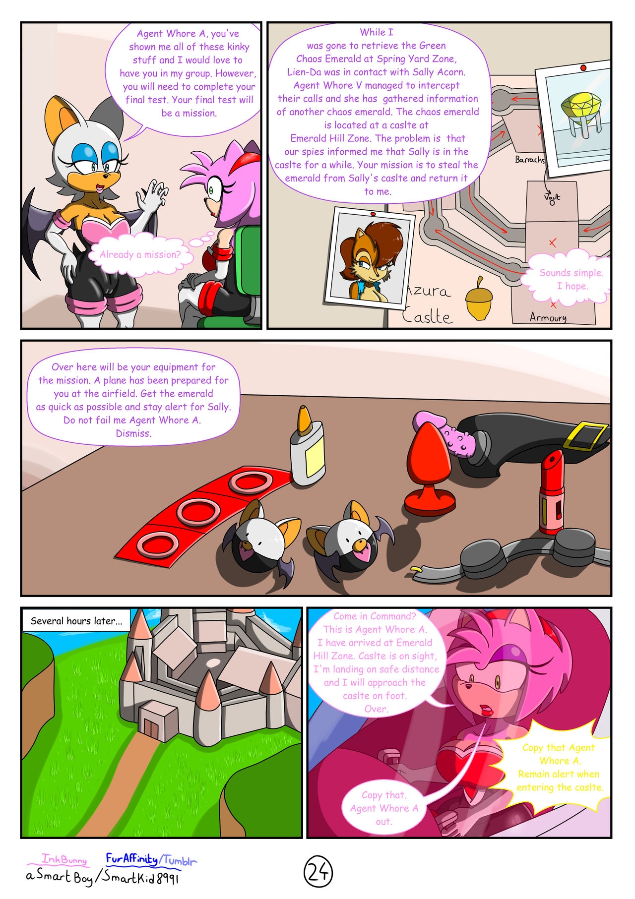 [SmartKid8991] Agent Whore Bootcamp (Sonic The Hedgehog) [Ongoing] 24