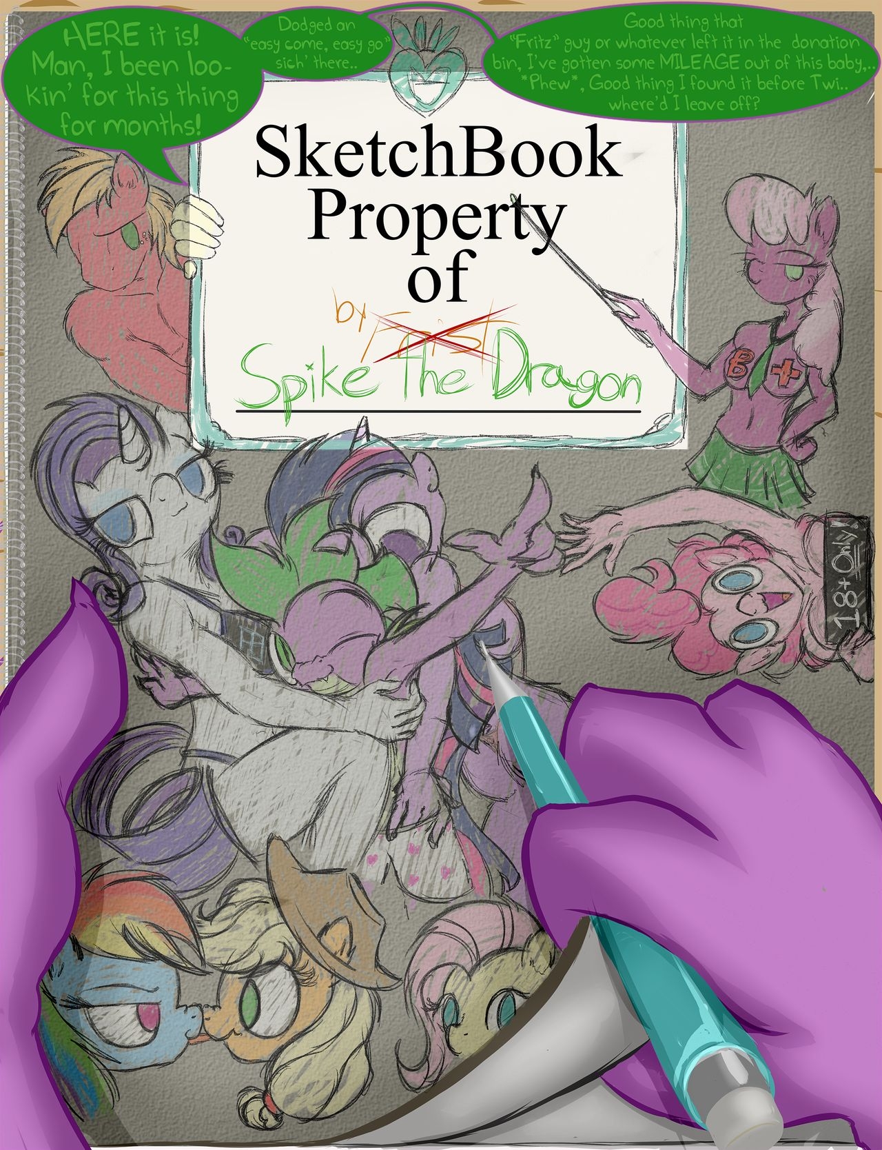 [frist44] Sketchbook: property of spike 1