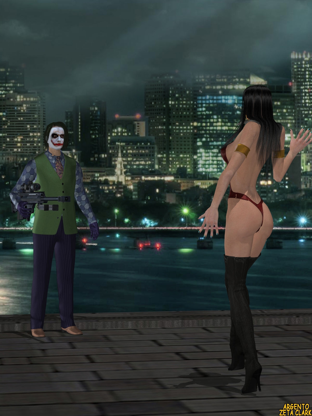 Vampirella Arrives in Gotham City. 11