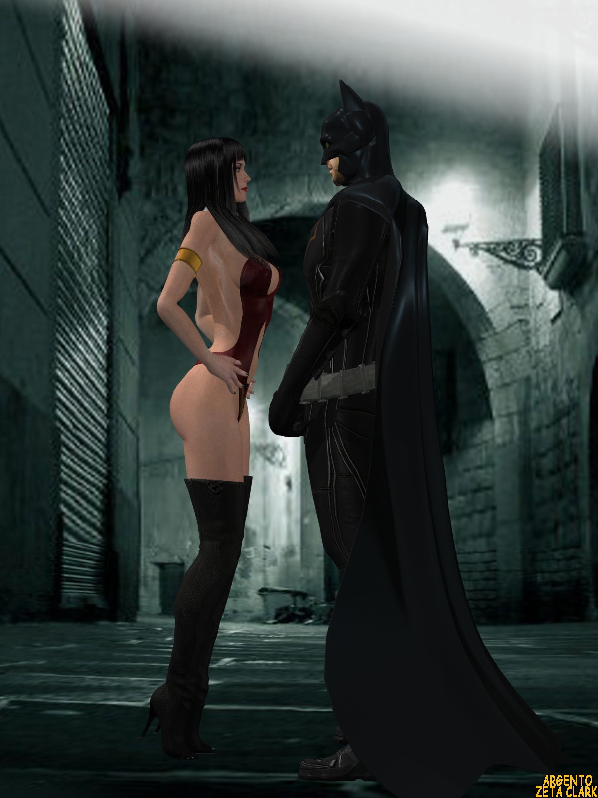 Vampirella Arrives in Gotham City. 18