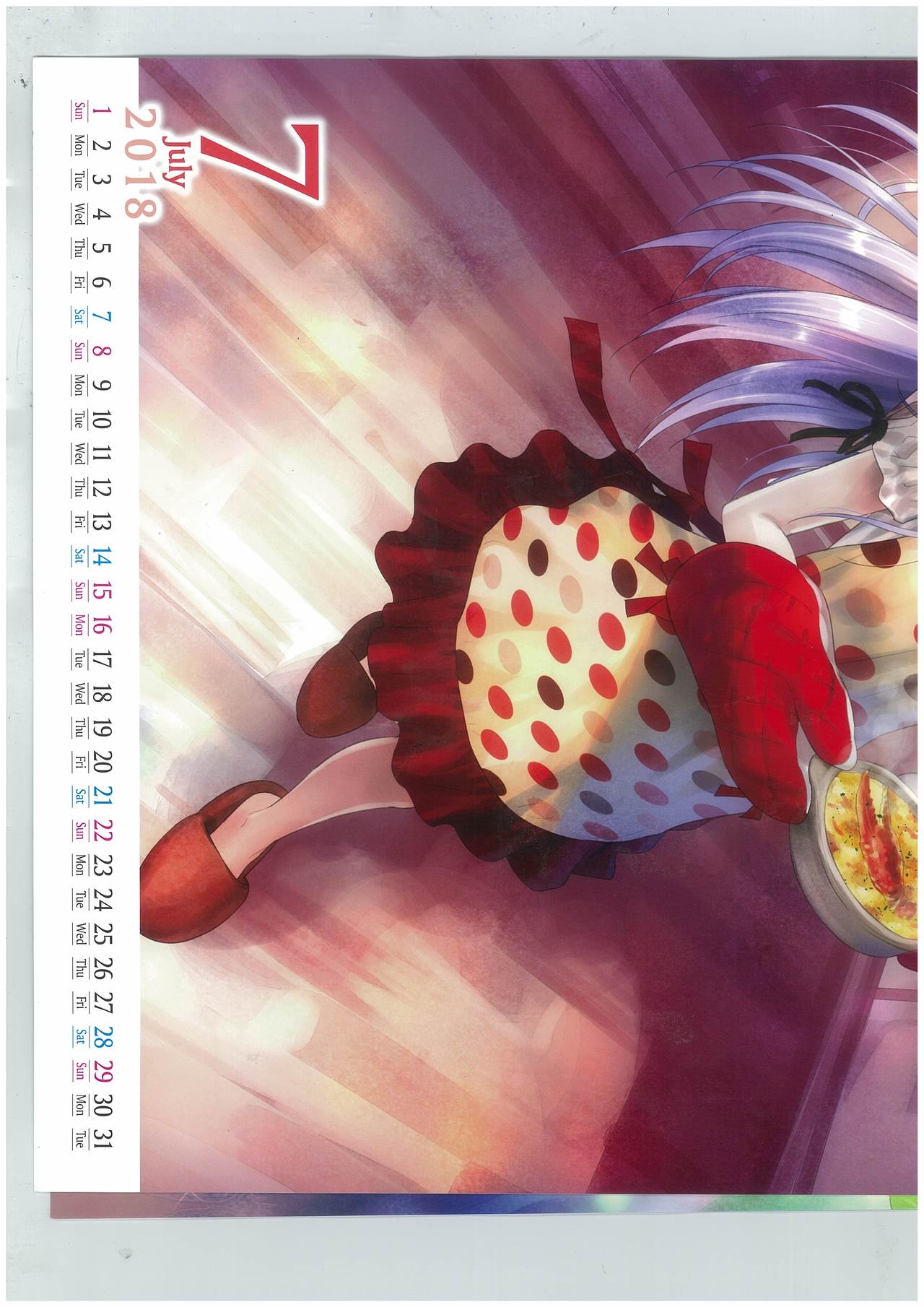 tenshi chan calendar 2018 （Imcomplete） 12
